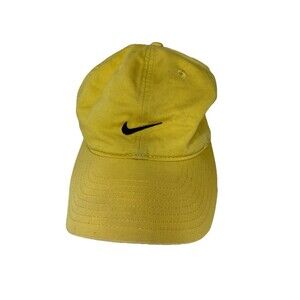 Nike Yellow Women's Small Or Youth XL Cotton Dad Hat Cap Adjustable